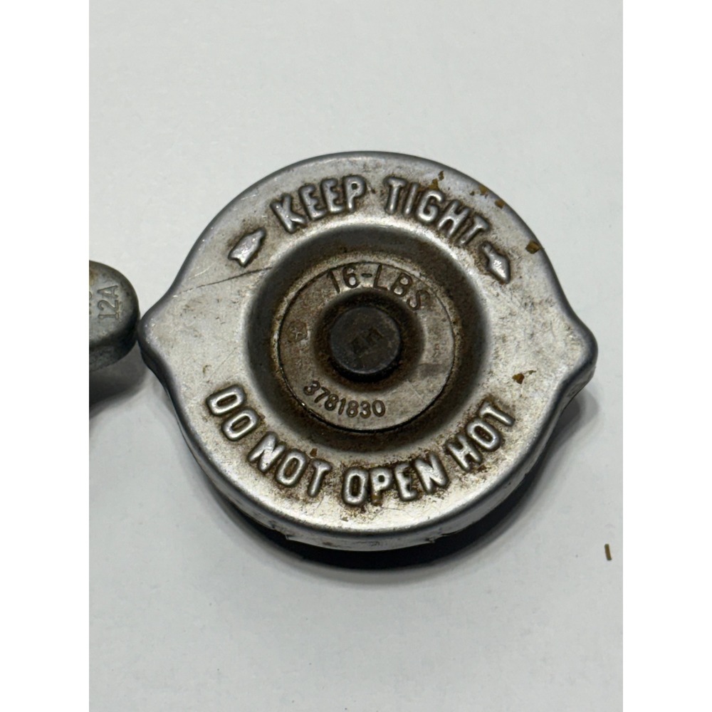 AC Radiator Cap 3781830 15-LBS Pressure Metal GM Chevrolet Replacement Part